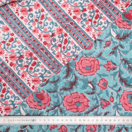 Tissu indien coton matelassé Nako