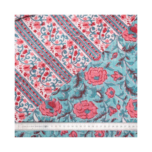 Tissu indien coton matelassé Nako