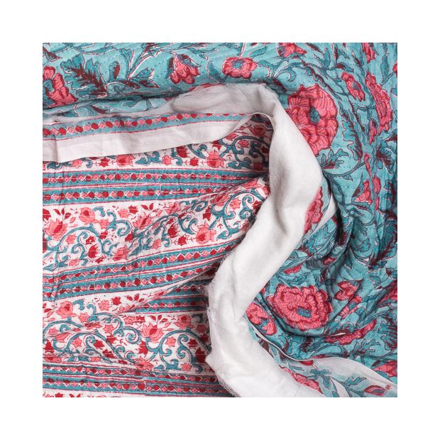 Tissu indien coton matelassé Nako