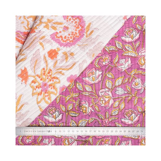Tissu indien coton matelassé Lakshmi