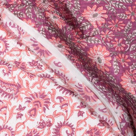 Tissu indien coton matelassé Bânsvâra
