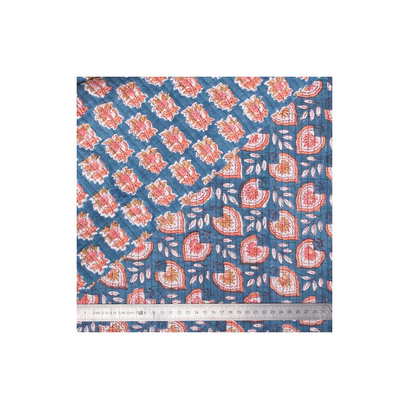 Tissu indien coton matelassé Sikar