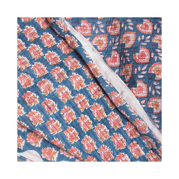 Tissu indien coton matelassé Sikar