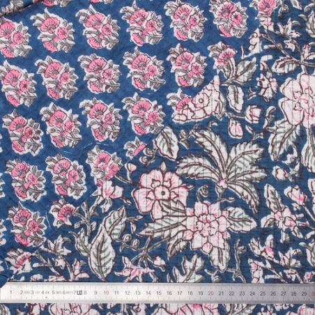 Tissu indien coton matelassé Mandore