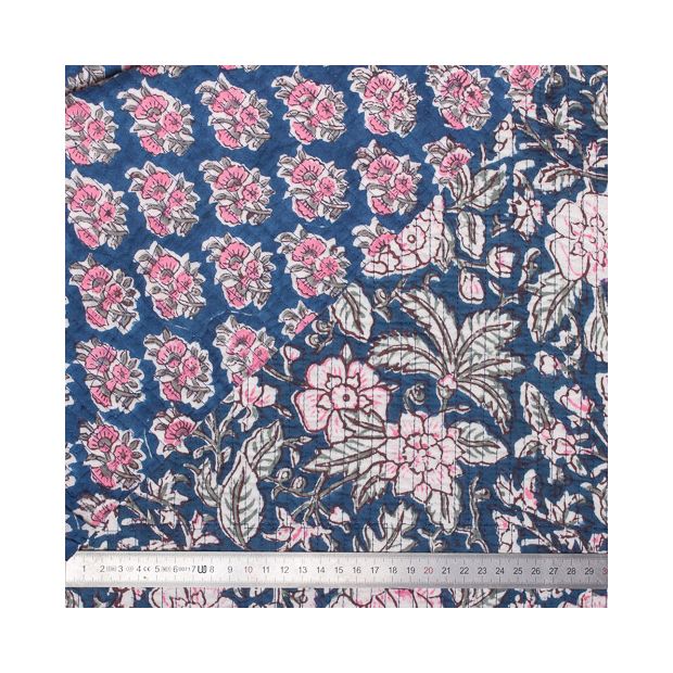 Tissu indien coton matelassé Mandore