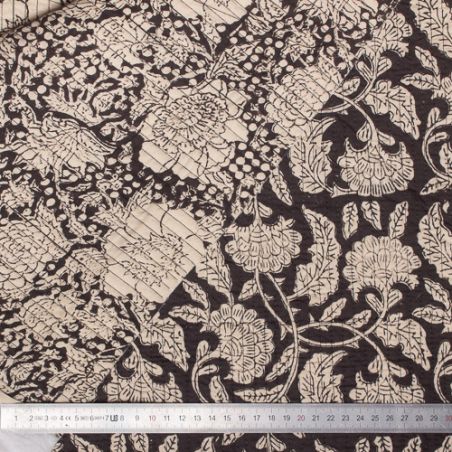 Tissu indien coton matelassé Avara