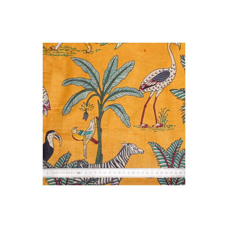 Tiisu coton Savanna jaune