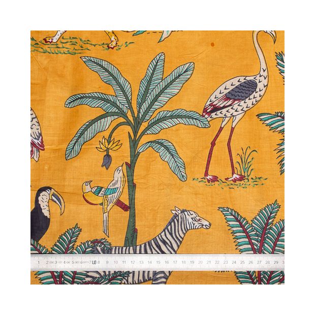 Tiisu coton Savanna jaune