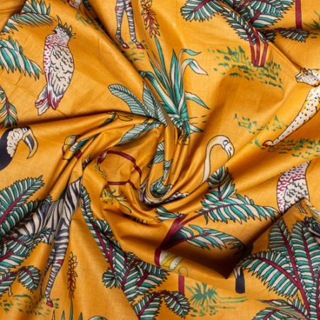 Tiisu coton Savanna jaune
