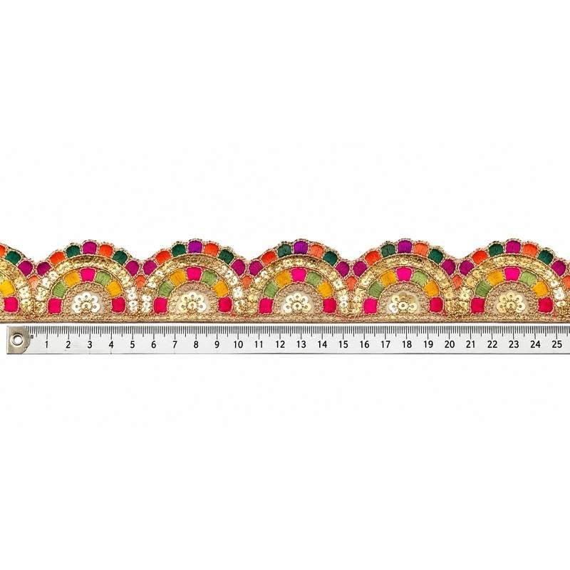 brodé Maharaja Multicolore vif