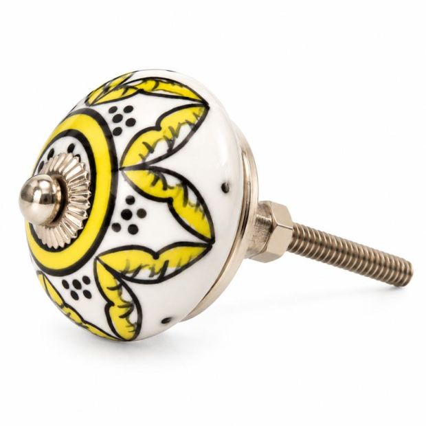 18 bis- Bouton de meuble céramique