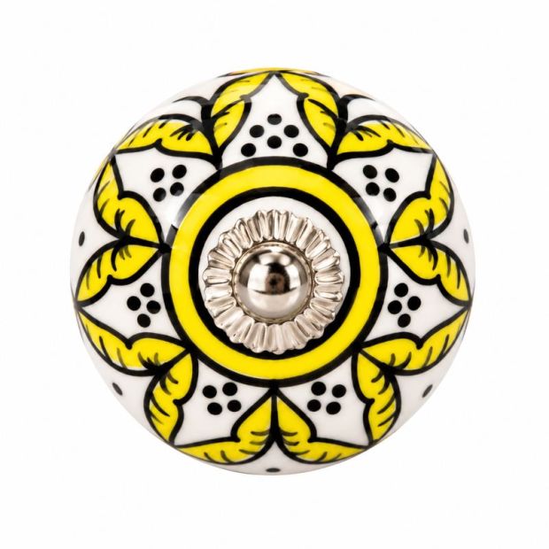 18 bis- Bouton de meuble céramique