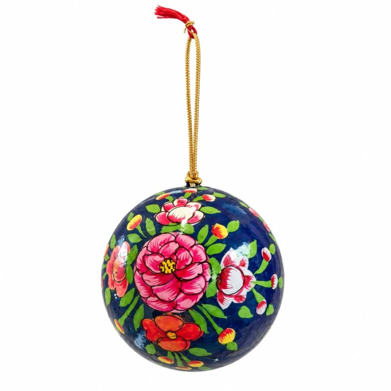 Boule de Noël Sanjay bleu