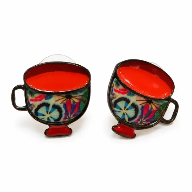 Boucles d'oreilles Tasse