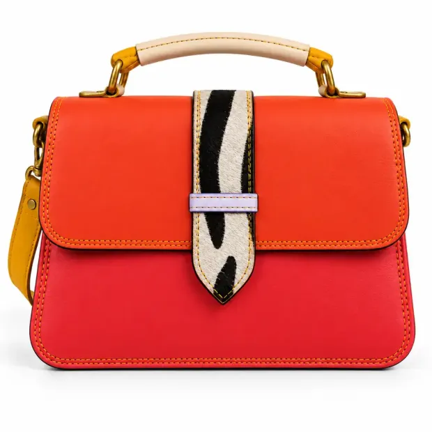 copy ofSac à main en cuir multicolore