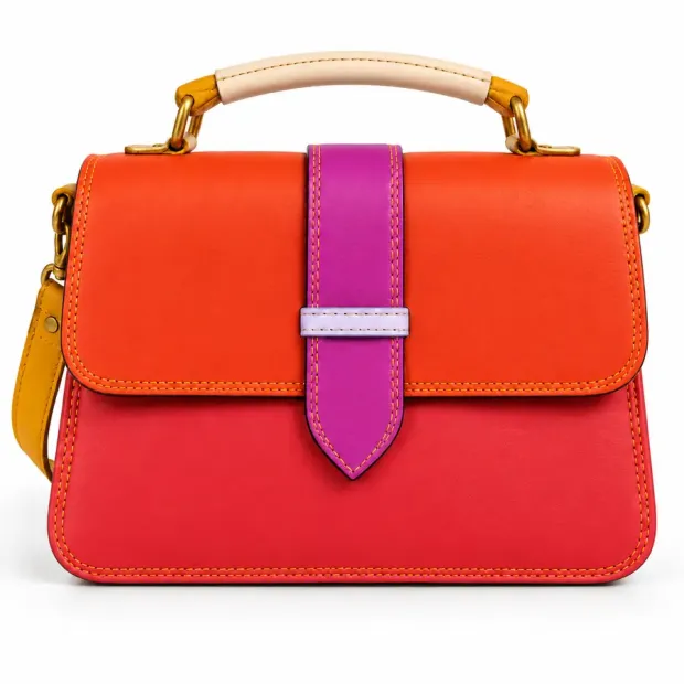 copy ofSac à main en cuir multicolore
