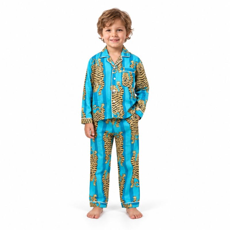 Pyjama Tiger bleu
