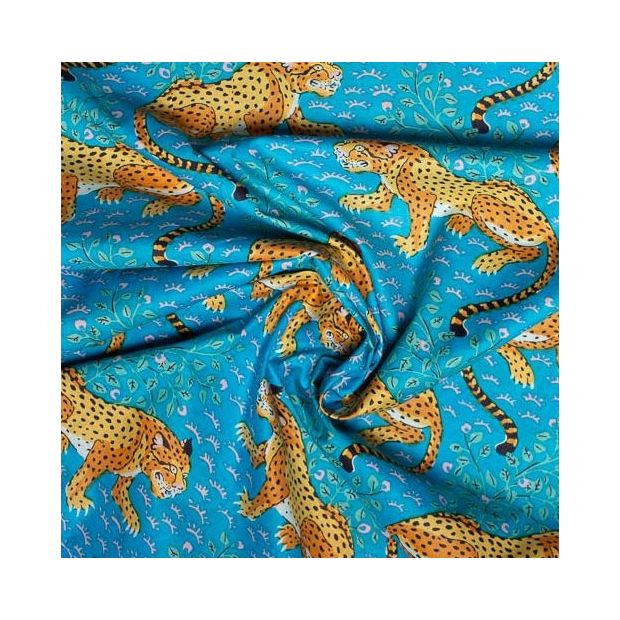 Pyjama Léopard bleu