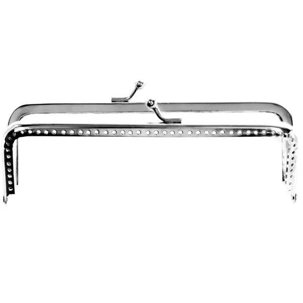 Fermoir argent trapèze