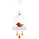 Suncatcher oiseau cage orange - Bibop et Lula