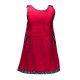 Robe polaire Becky rouge