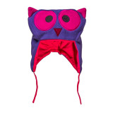 Bonnet hibou rose - Bibop et Lula