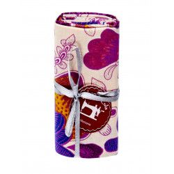 Coupon tissu Papillons violets - Bibop et Lula