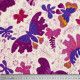 Coupon tissu Papillons violets - Bibop et Lula