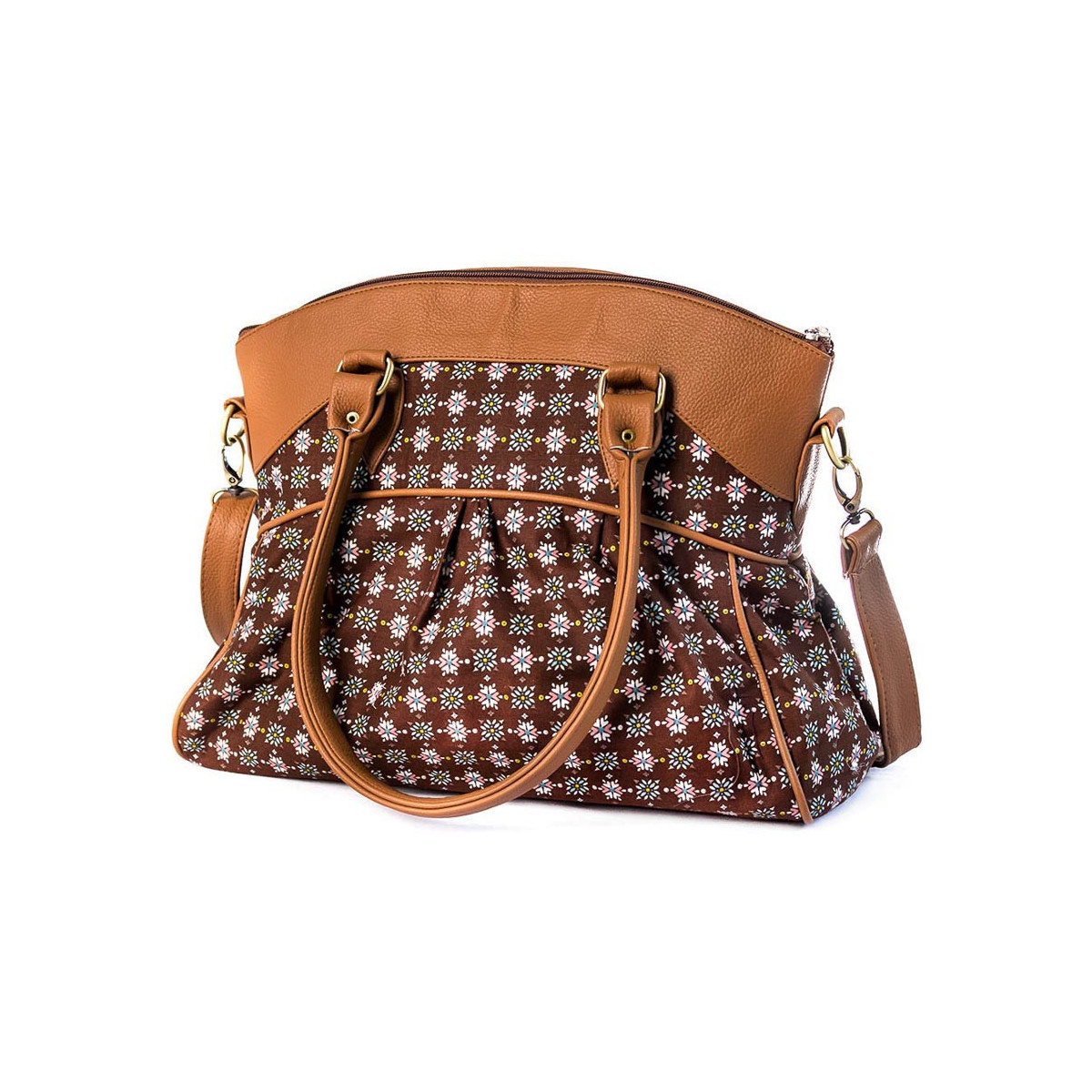 Sac A Main Femme Bandouliere Bowling Marron Chocolat