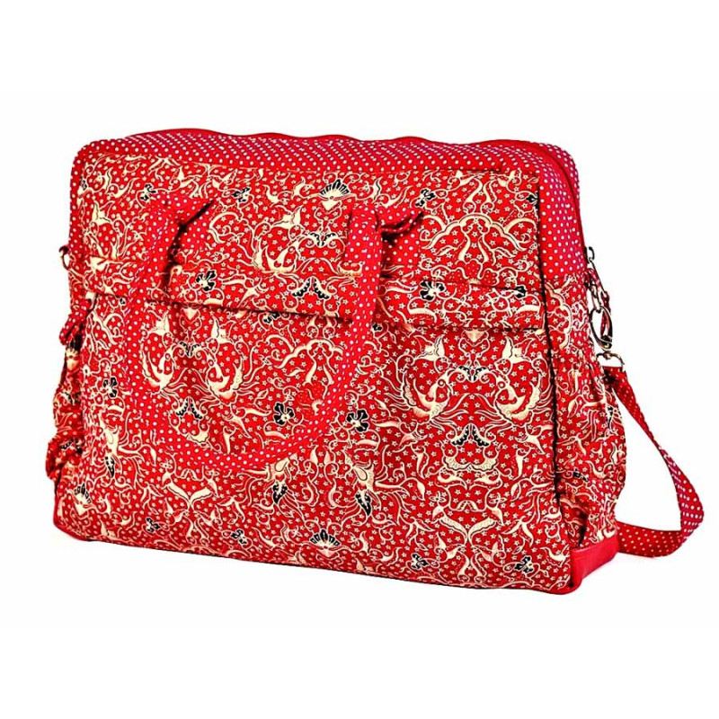 sac à langer rouge