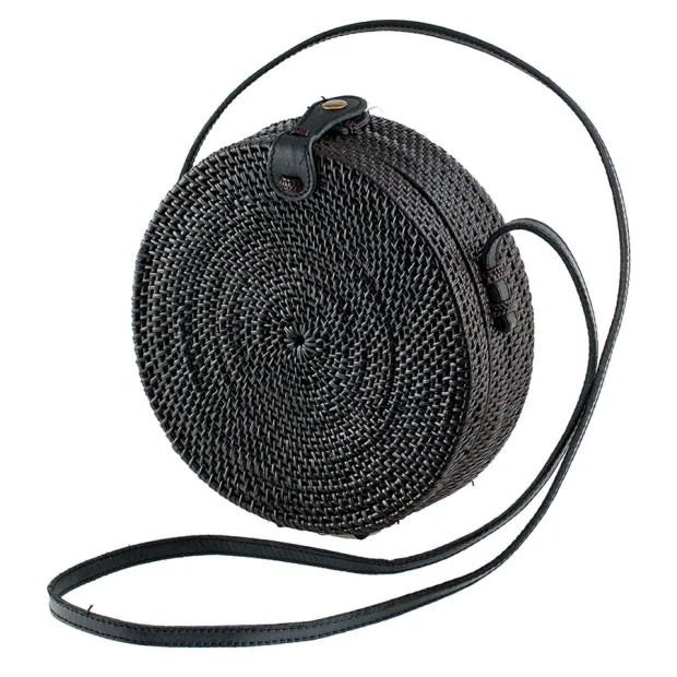 Sac rond de Bali noir