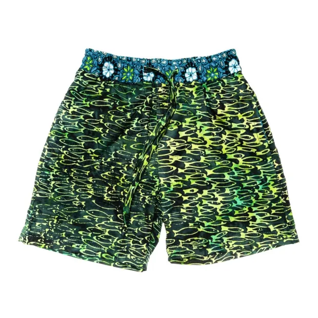 Short de bain coton enfant 2-8 ans poisson