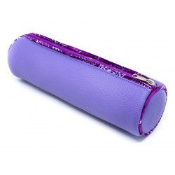 trousse ronde école enfant violet mauve - Bibop et Lula