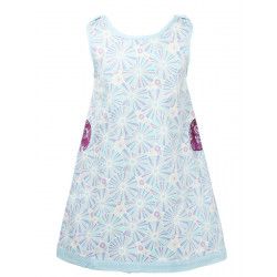 Robe coton Rosalie bleu - Bibop et Lula
