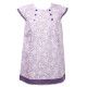 Robe manches courtes coton fille 2-10 ans violet mauve - Bibop et Lula