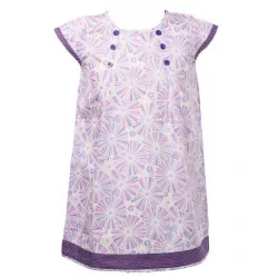 Robe coton Rosalie Lilas - Bibop et Lula
