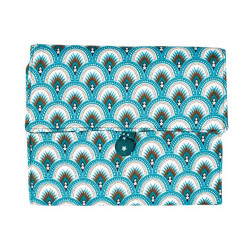 Pochette à dessin de voyage bleu avec étoiles - Bibop et Lula