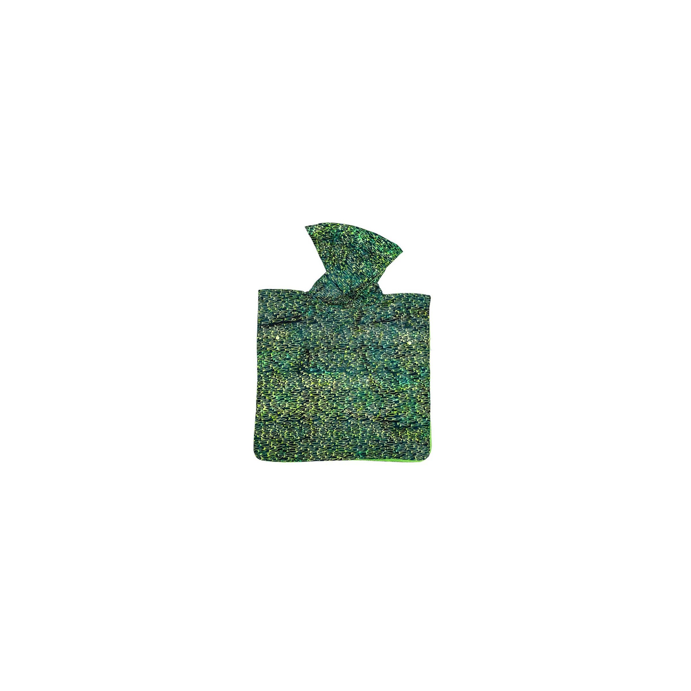 Poncho De Bain De Plage A Capuche Enfant Poissons Et Vert Poncho De Bain De Plage A Capuche Enfant Poissons Et Vert