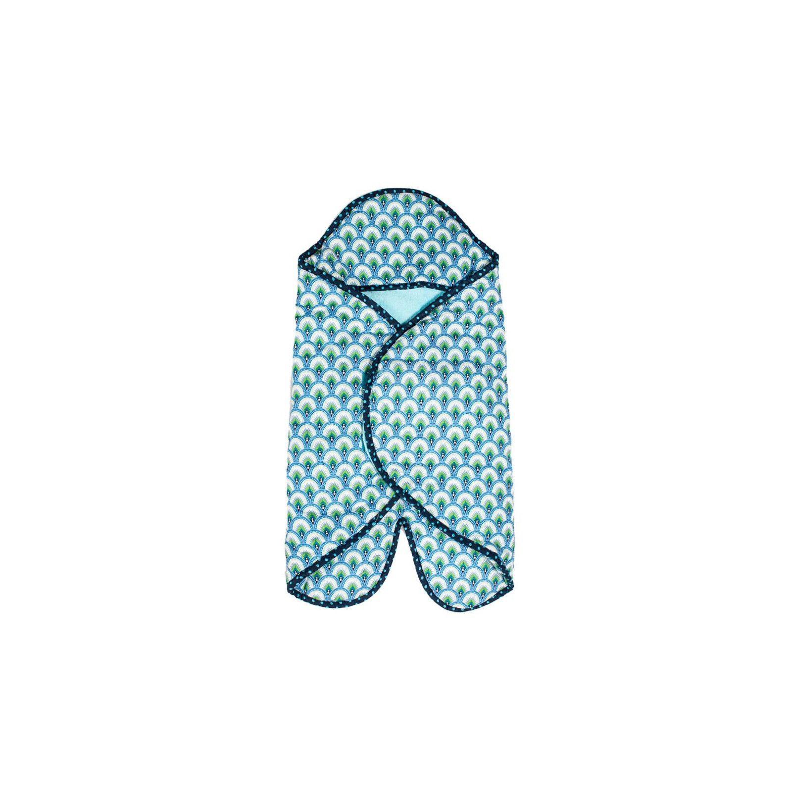Nid D Ange Couverture Nomade Coton Eponge Leger Bebe 0 12 Mois Bleu