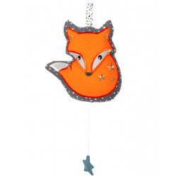 Boîte à musique coton renard roux - Bibop et Lula