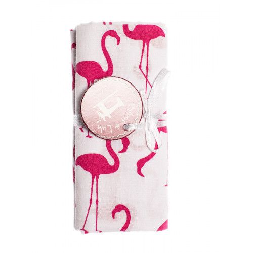 Coupon tissu Flamant rose - Bibop et Lula