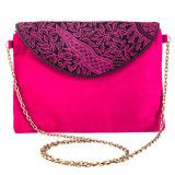 Pochette chaînette rose et noire - Bibop et Lula