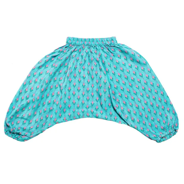 Pantalon sarouel léger 0-3 ans rose et bleu