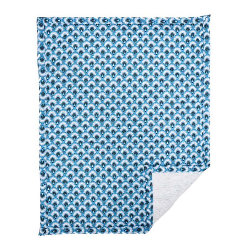 Couverture Plaid Bebe Laine Et Coton Bleu Et Blanche Couverture Plaid Bebe Laine Et Coton Bleu Et Blanche