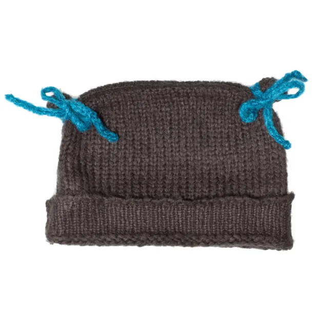 Bonnet bébé laine gris Ardoise