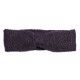 Bandeau headband sixties laine gris ardoise - Bibop et Lula