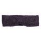 Bandeau headband sixties laine gris ardoise - Bibop et Lula