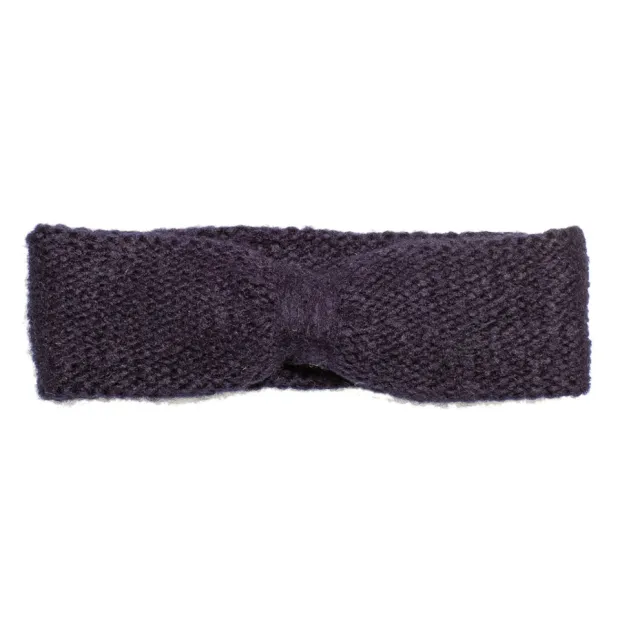 Bandeau headband sixties laine gris ardoise