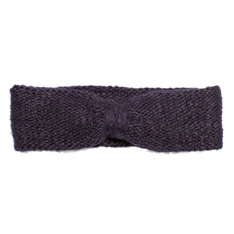 Bandeau headband sixties laine gris ardoise