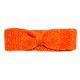 Bandeau headband sixties laine orange corail - Bibop et Lula